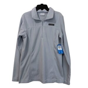 Columbia Quarter Zip Blue Women’s Fleece Pullover Sweater NWT